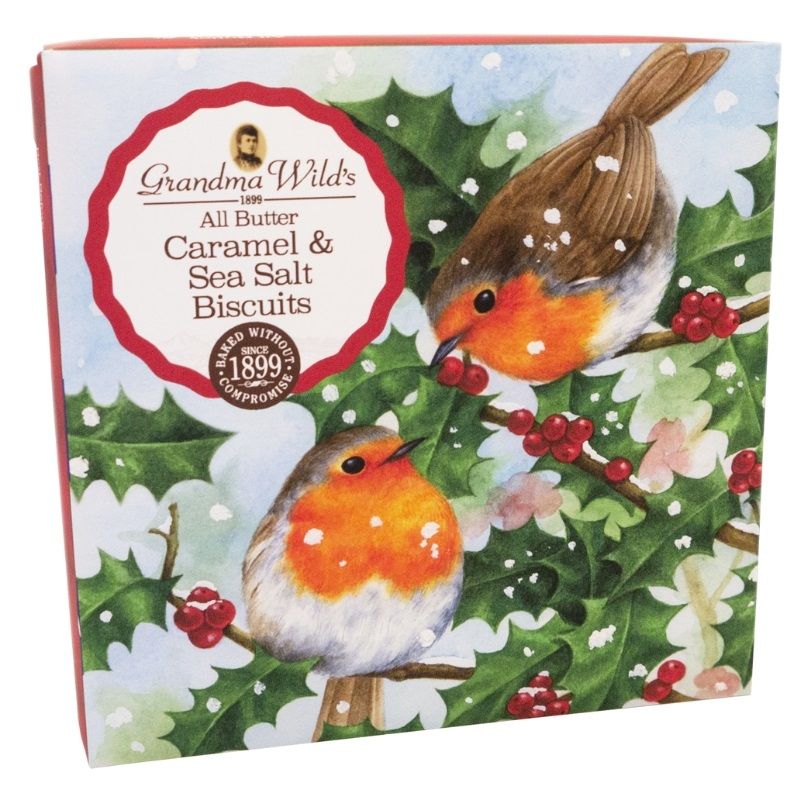 Grandma Wild's Caramel & Sea Salt Biscuit Gift Box 200g