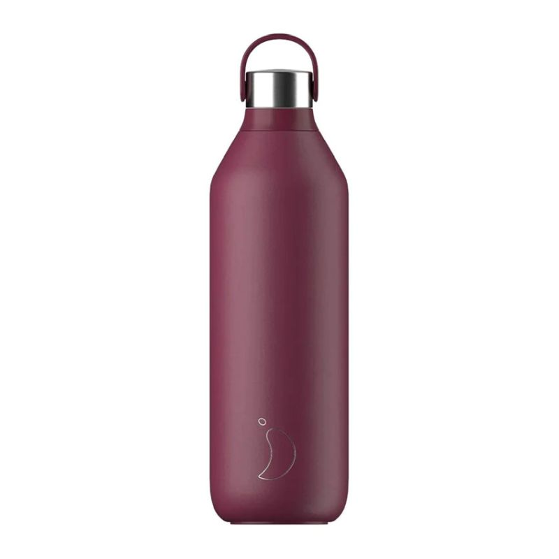 Chillys Water Bottle 1 Litre B1000S2PGRN - Reusable Stainless