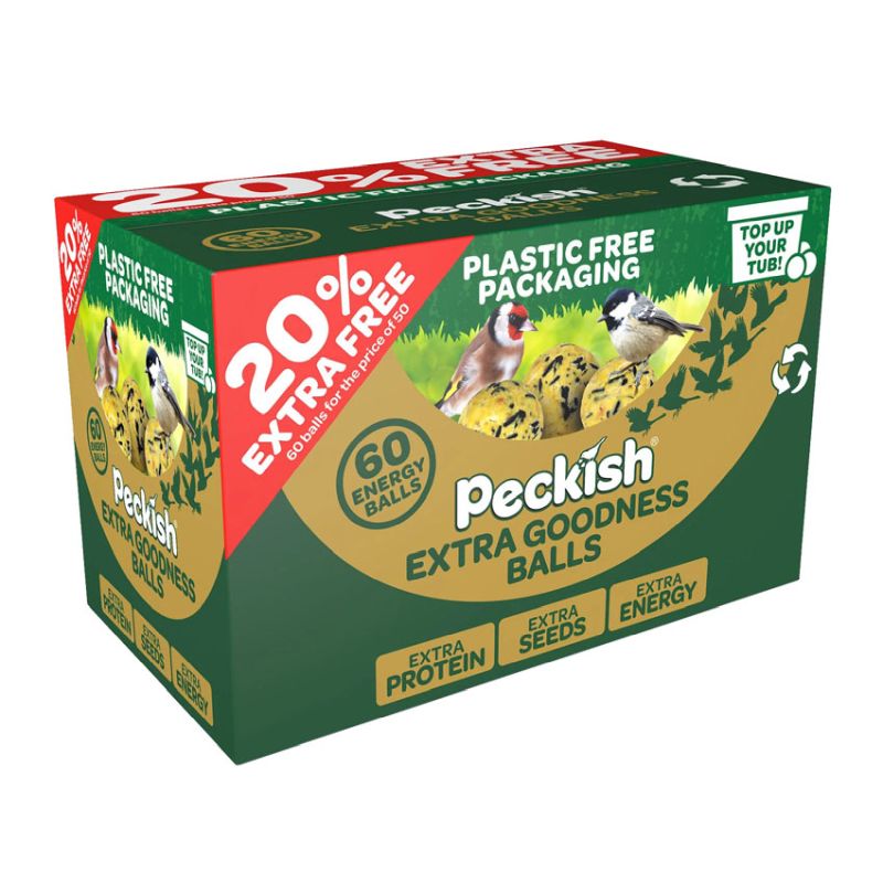 Peckish Extra Goodness Energy Balls (50+20% Extra Free)