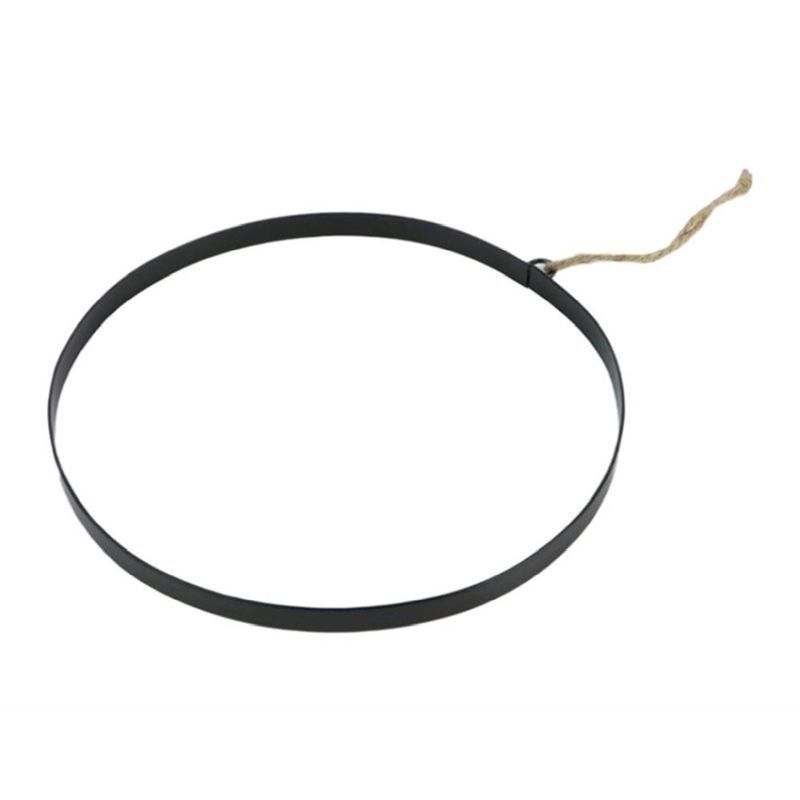 Flat Hanging Ring 30cm - Black