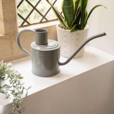Kent & Stowe Metal Watering Can 1 Litre - Warm Grey