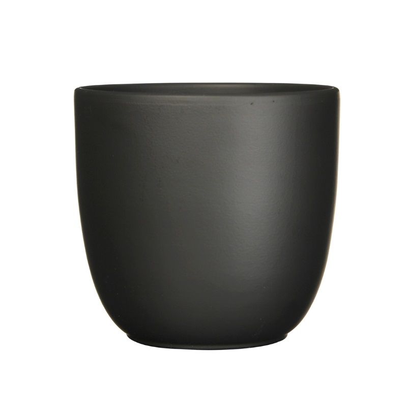 Edelman Tusca Pot Round (28.5cm x 31cm) - Matt Black