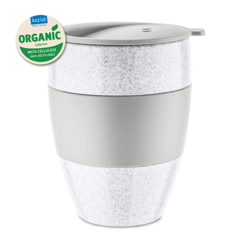 'Aroma To Go' Insulated Cup with Lid 400ml - Grey