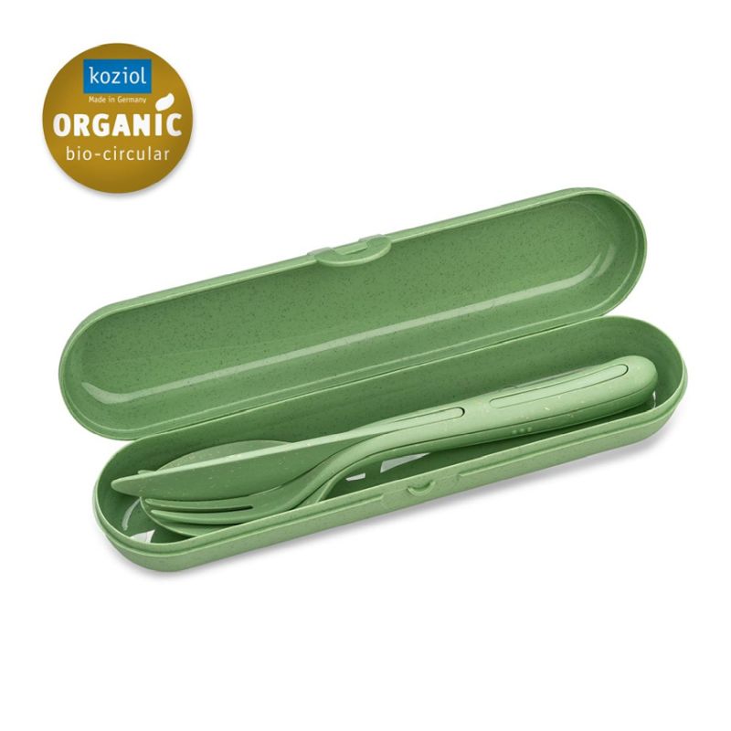 Klikk Cutlery Set + Case - Green