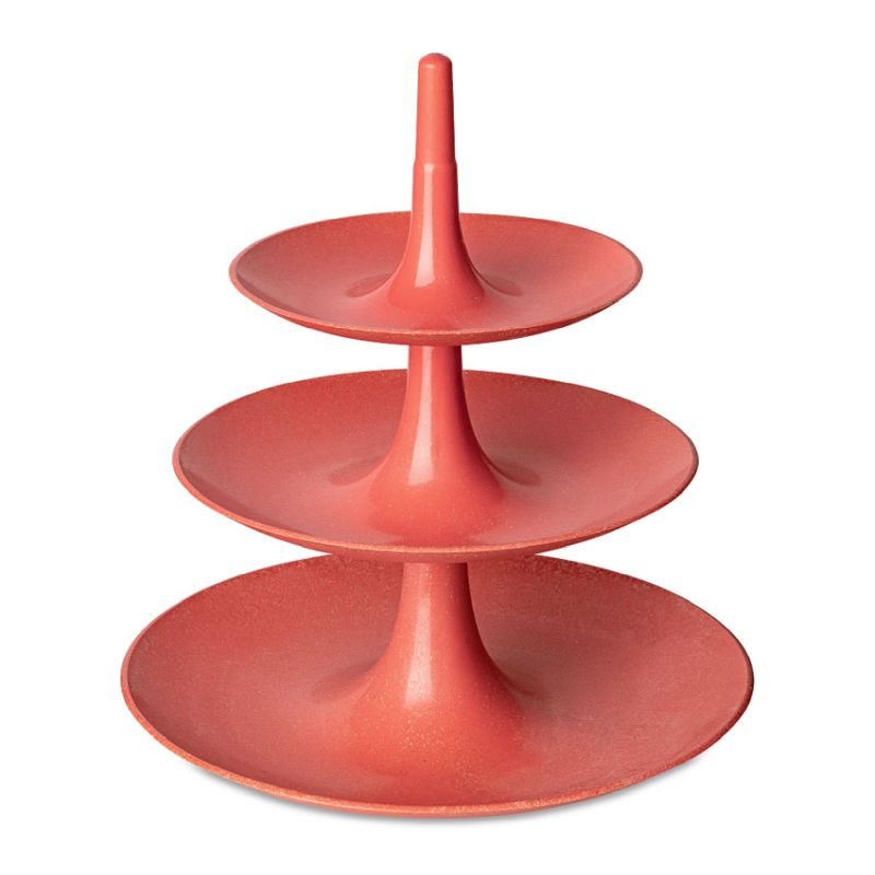 3-Tier Cake Stand - Coral