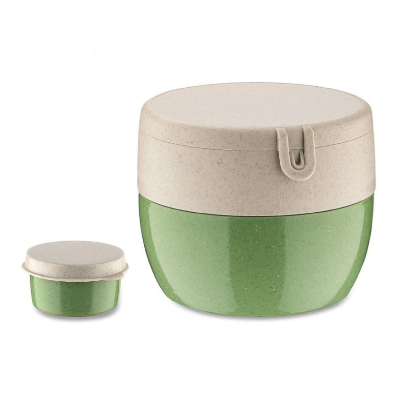Bentobox - Leaf Green (3-Piece Lunchbox) Medium