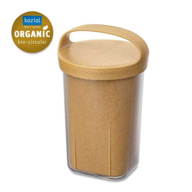 'Buddy' Snackpot with Insert 550ml - Wooden Brown