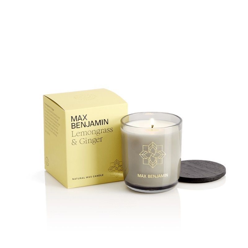 Max Benjamin Lemongrass and Ginger Candle 210g