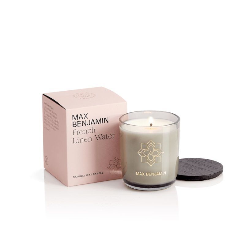 Max Benjamin French Linen Water Candle 210g
