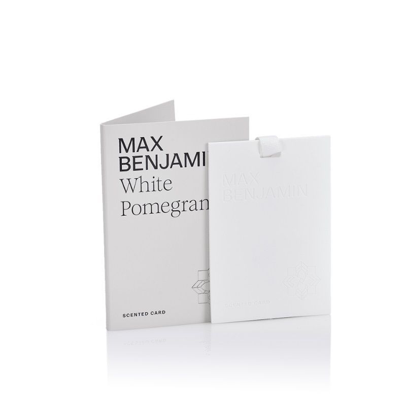 Max Benjamin White Pomegranate Scented Card
