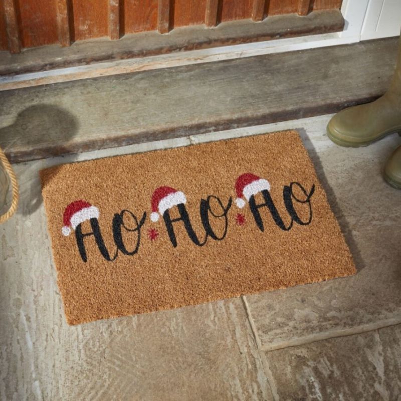 'Ho Ho Ho' Decoir Mat (40cm x 60cm)