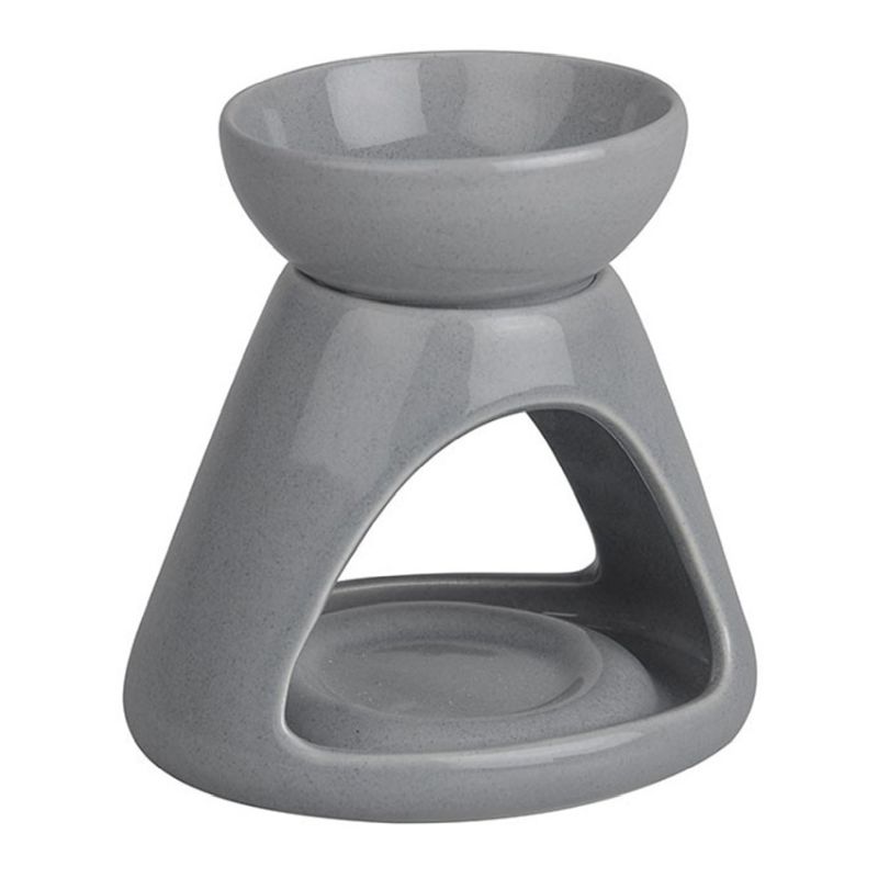 Ava May Grey Triangle Burner with Bowl