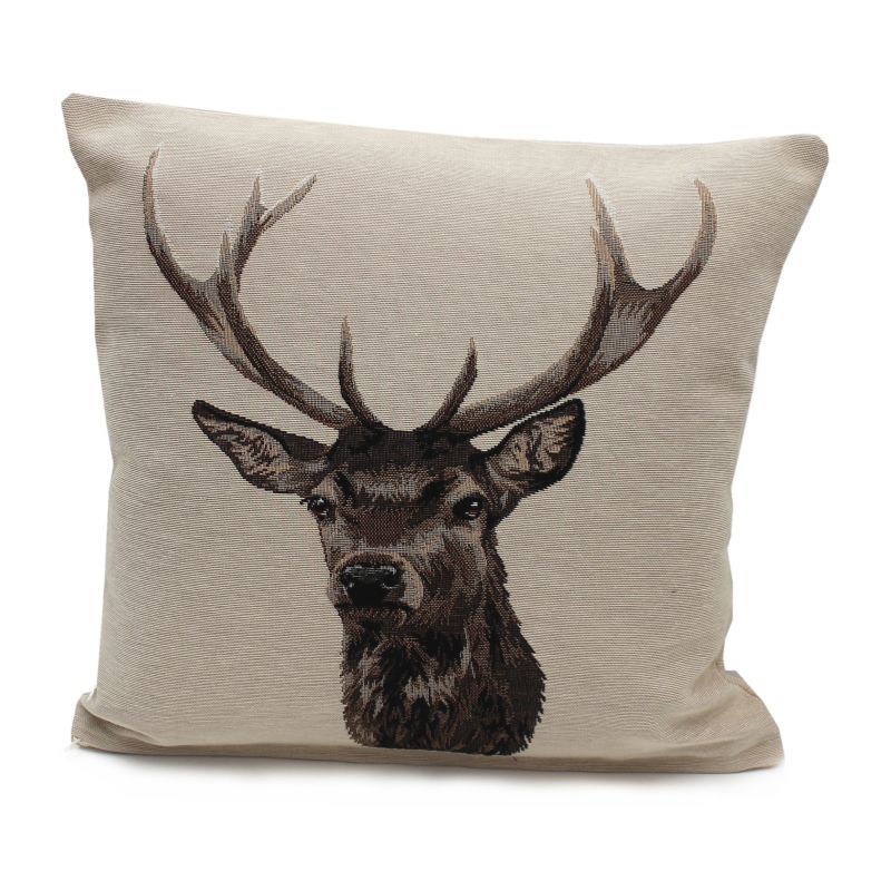 Peggy Wilkins Buck Cushion - Warm Wishes - Arboretum Garden Centre