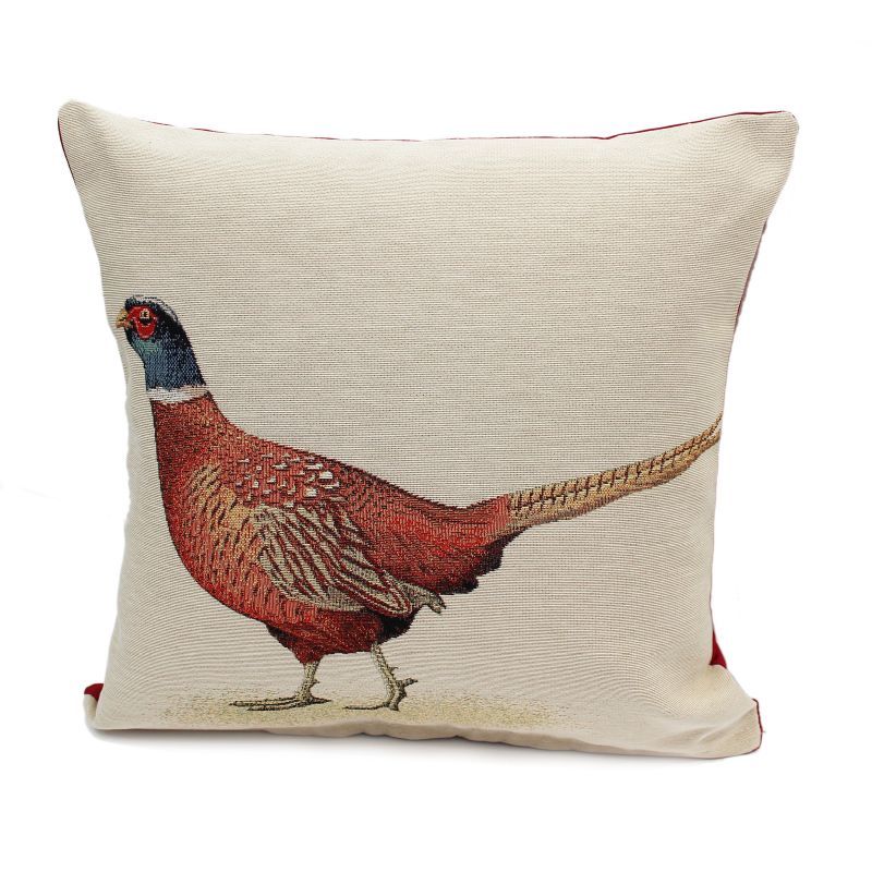 Peggy Wilkins Pheasant Cushion