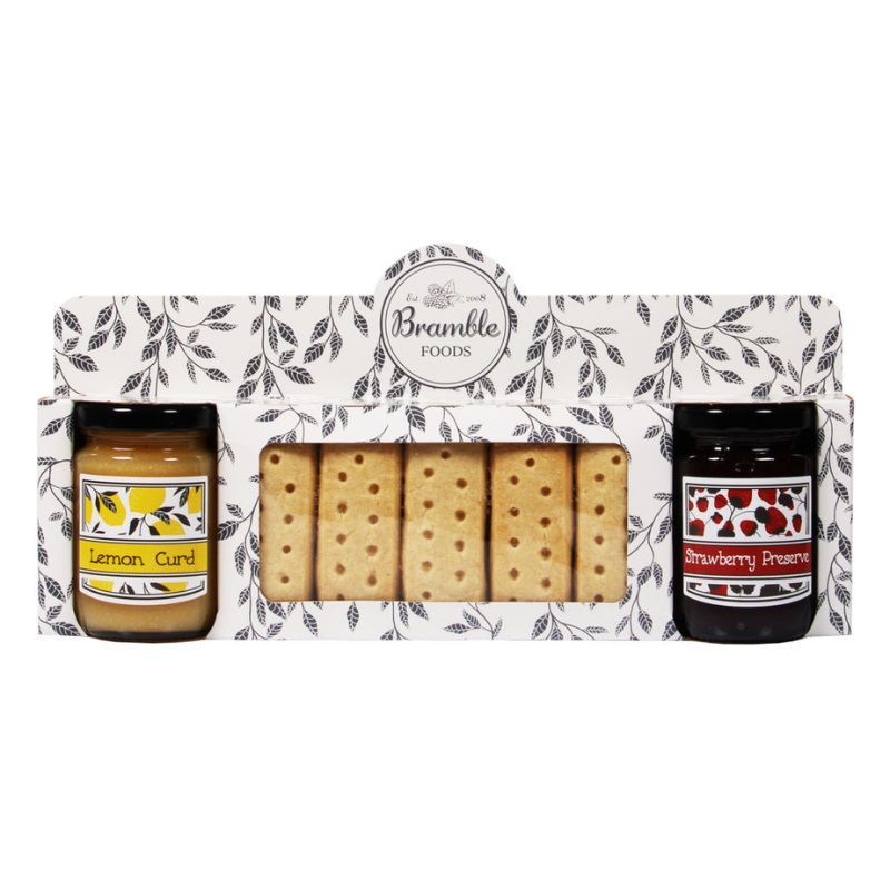 Bramble Shortbread & Preserve Gift Box 250g