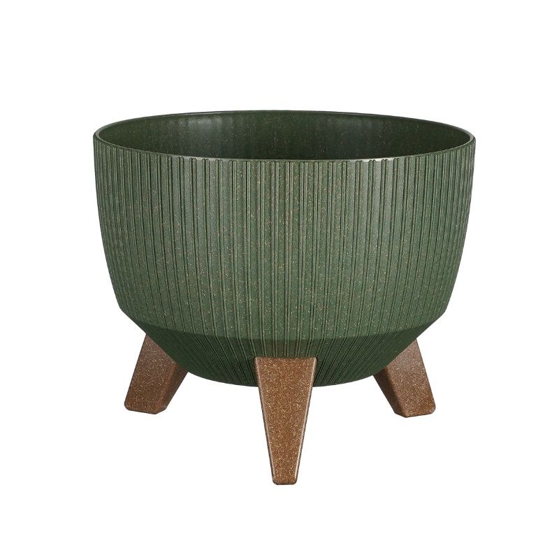 Edelman Doppio Bowl on Stand (15cm x 24cm) - Green