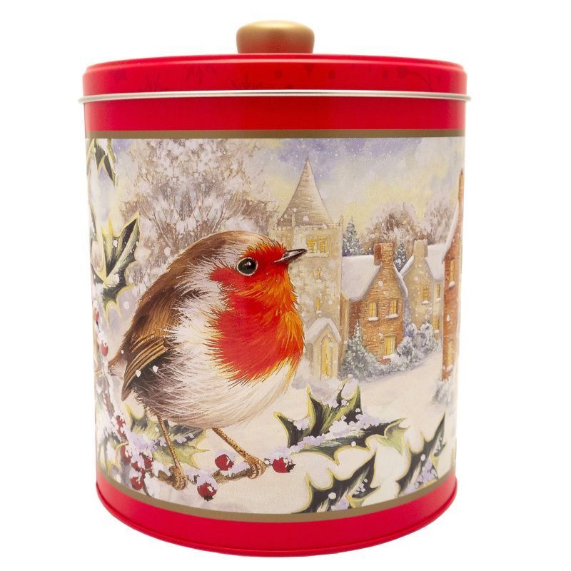 Grandma Wilds Snowy Robin Biscuit Tin 300g