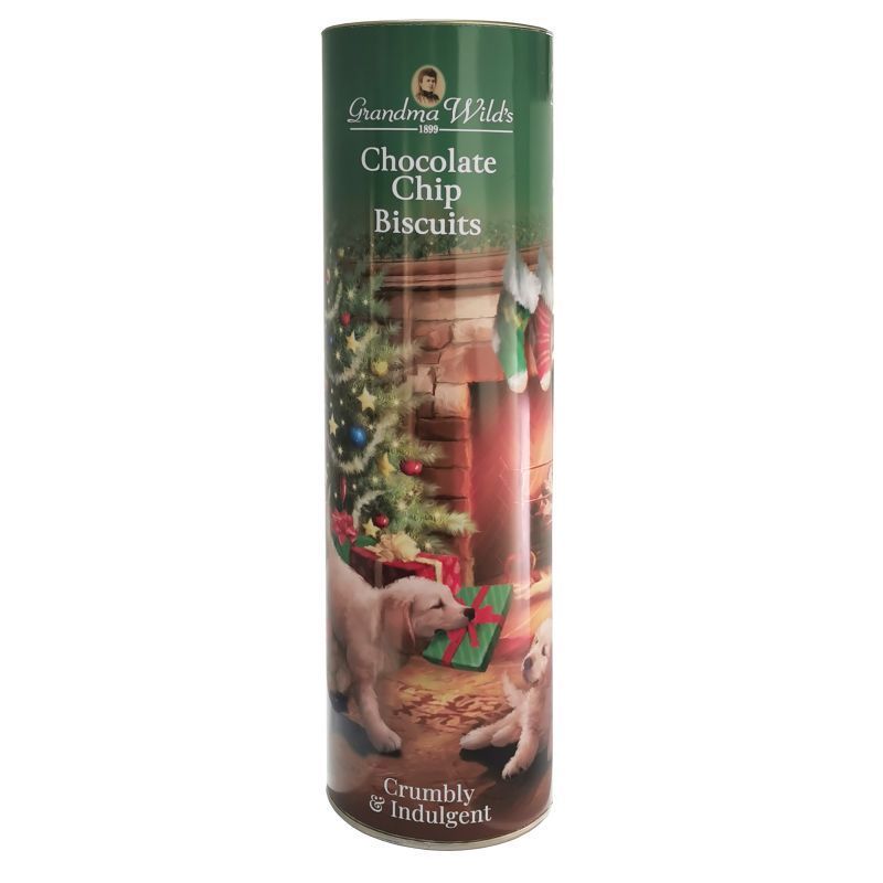 Grandma Wild's Puppies by Fireside Tube with Chocolate Chip Biscuits 200g