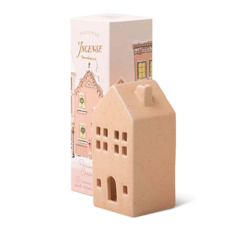 Paddywax Pink Townhouse Incense Cone Holder