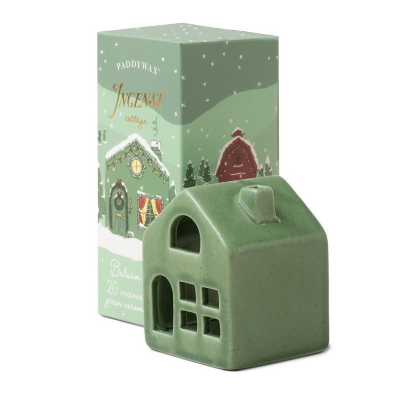 Paddywax Green Cottage Incense Cone Holder