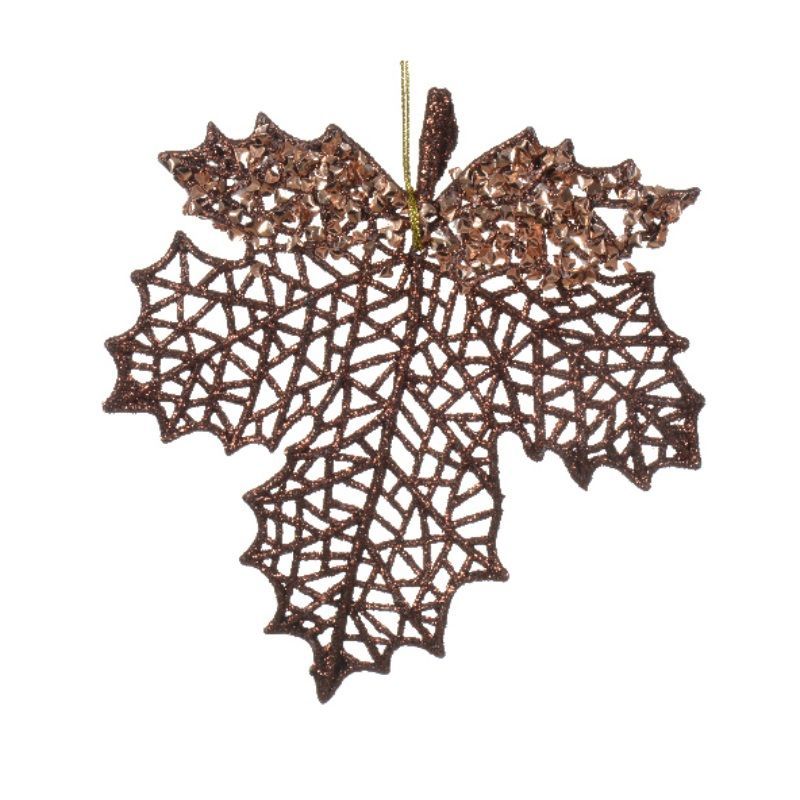 Glitter Leaf 14cm