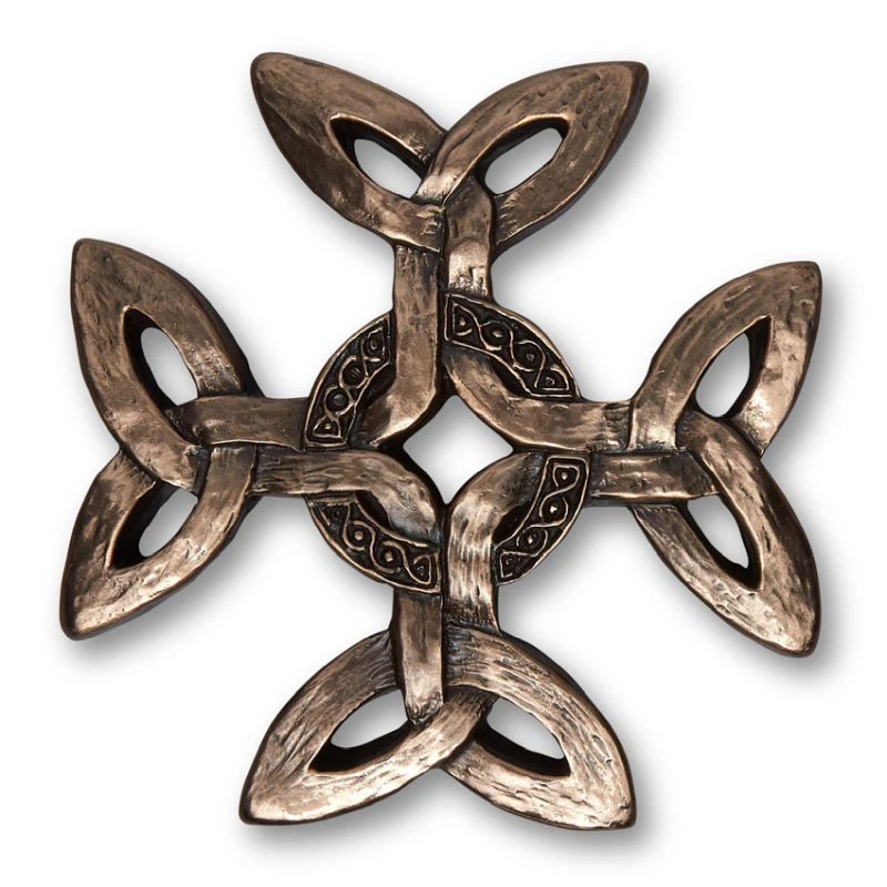 Wild Goose Studio - Celtic Creation Cross Bronze