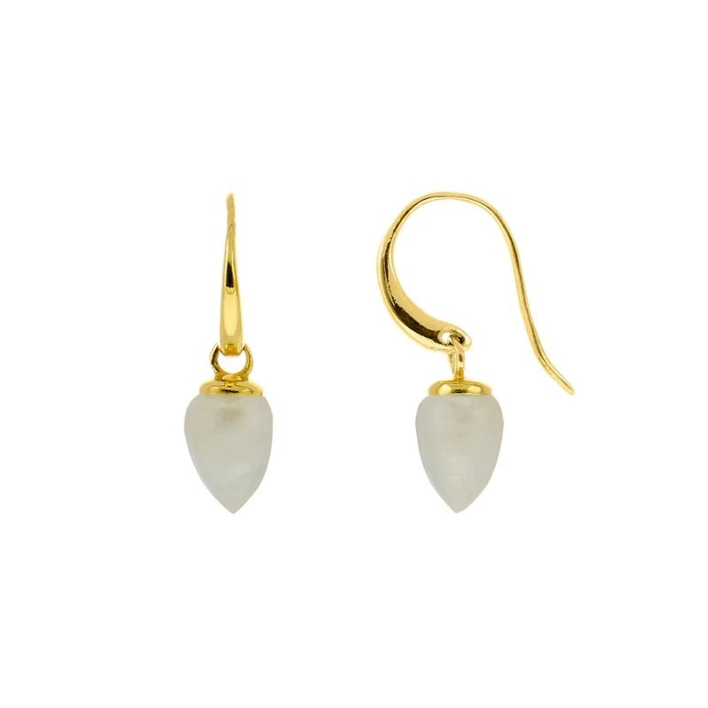 Juvi Designs Relic Moonstone Charm Earrings