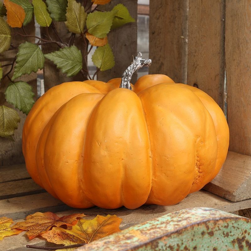 Orange Artificial Pumpkin 25cm