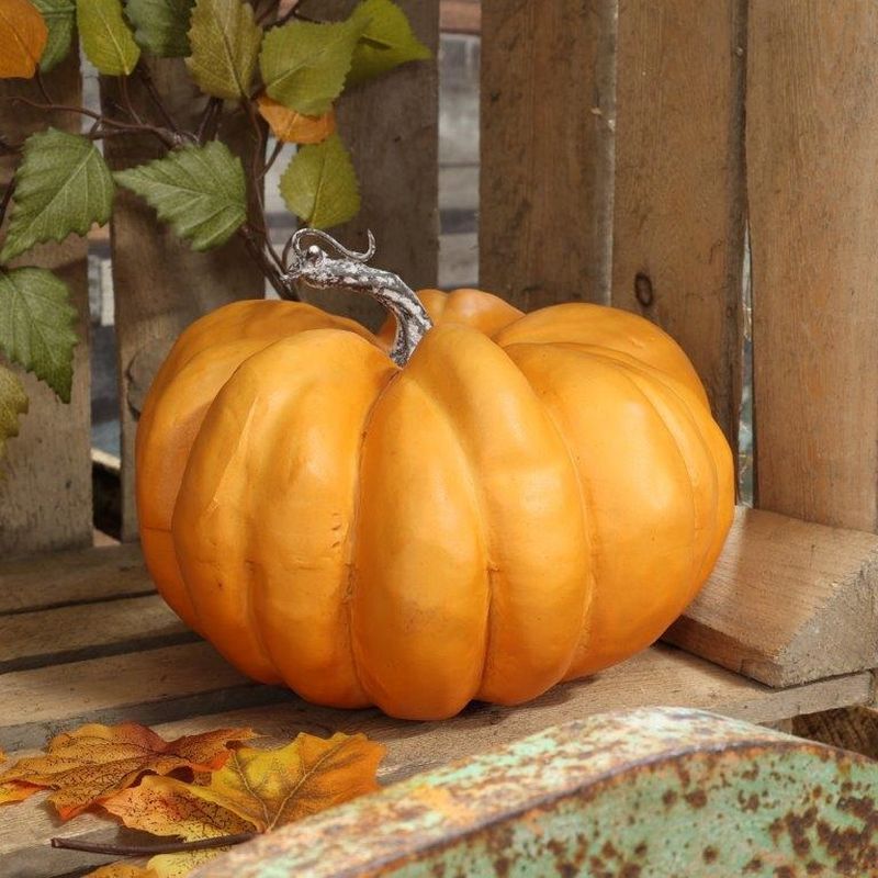 Orange Artificial Pumpkin 21.5cm