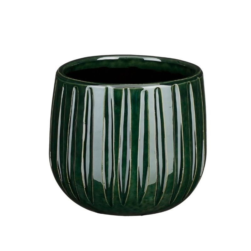 Edelman Pablo Pot Round (12cm x 14cm) - Green