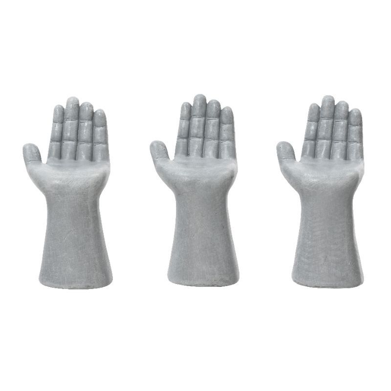 Polyresin Pot Hands 9cm