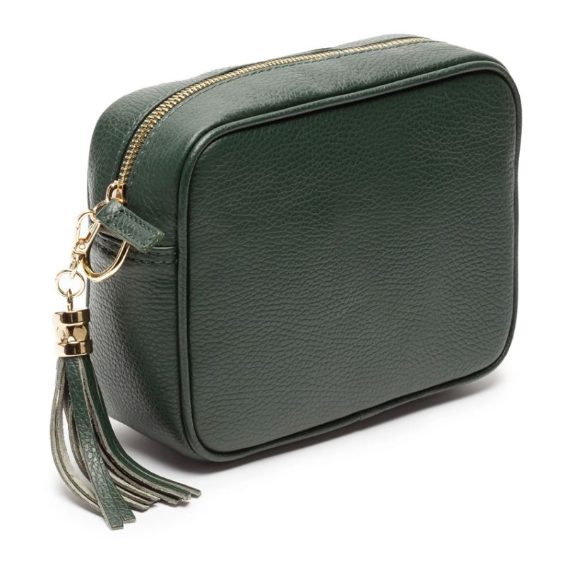 Elie Beaumont Green Crossbody Bag with Green Gold Strap