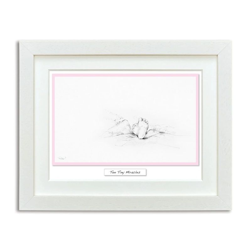 Rita Oates Ten Tiny Miracles Pink Frame (120mm x 175mm)
