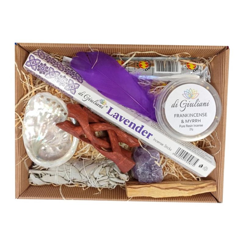 Home Cleansing Smudge Kit - Amethyst