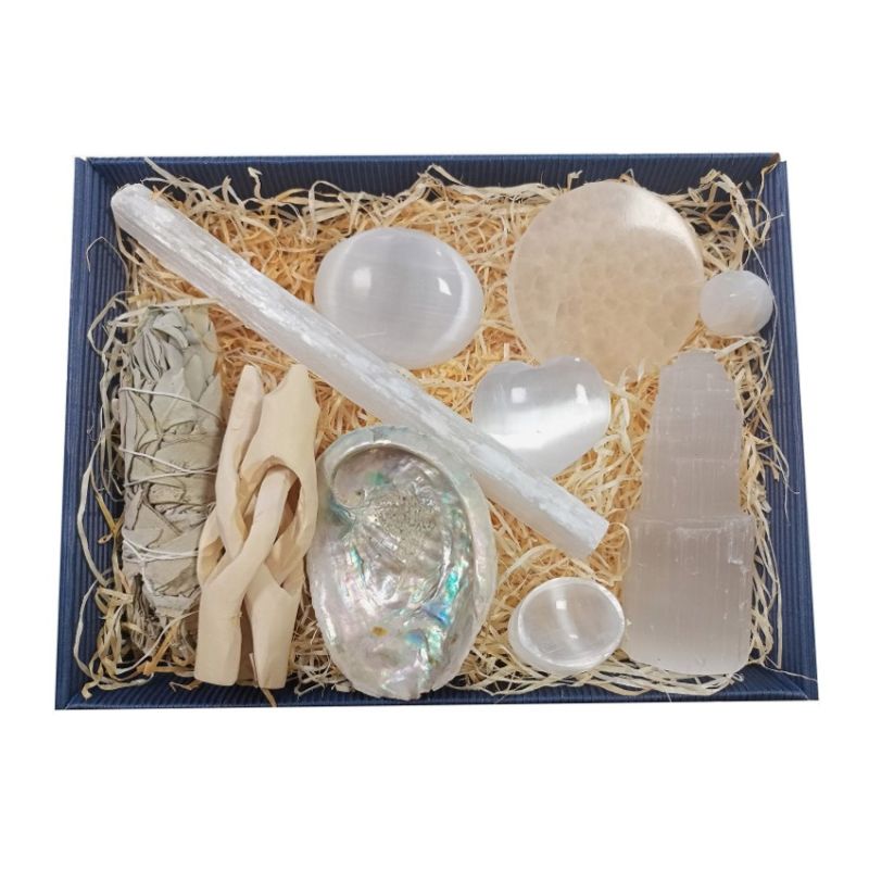 Home Cleansing Smudge Kit - Selenite