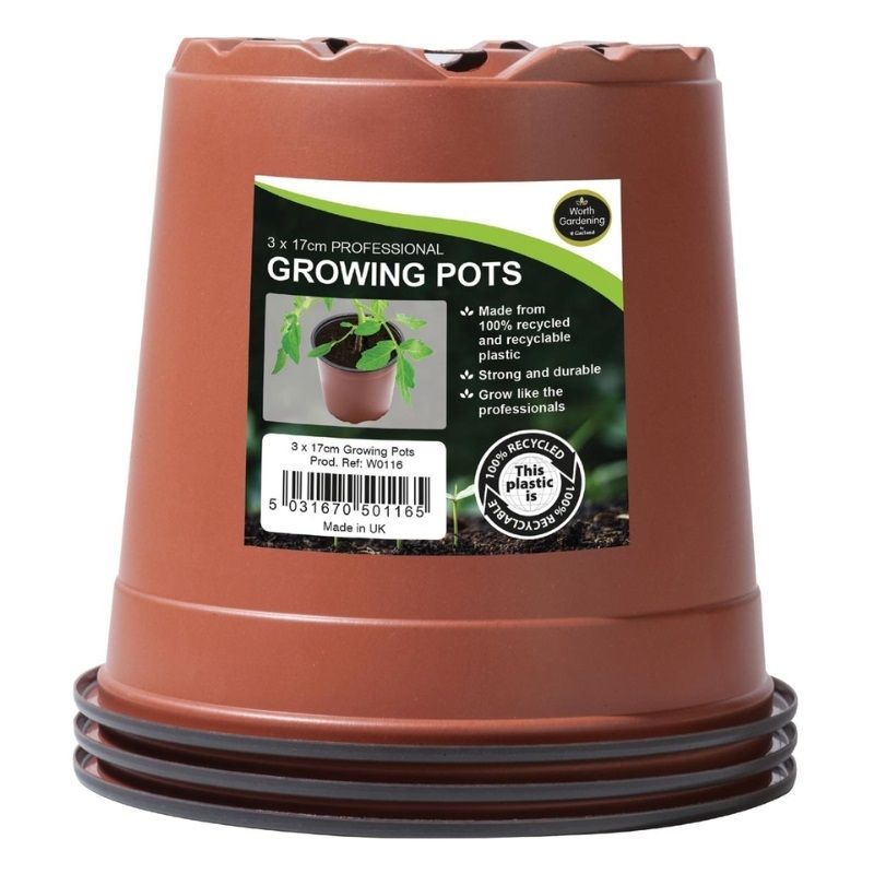 Garland Professional Growing Pots 17cm (3 Pots)
