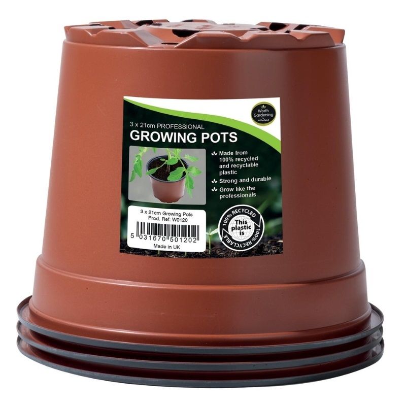 Garland Professional Growing Pots 21cm (3 Pots)