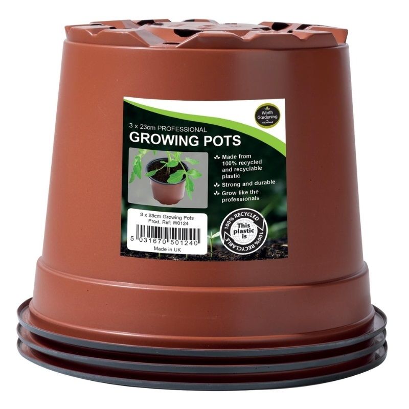 Garland Professional Growing Pots 23cm (3 Pots)
