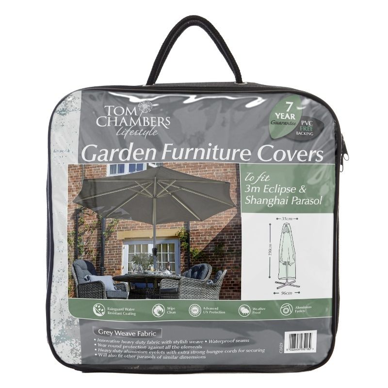 Tom Chambers 3m Eclipse & Shanghai Parasol Cover