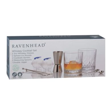 Ravenhead Entertain Whiskey Cockatil Set (9-Piece)