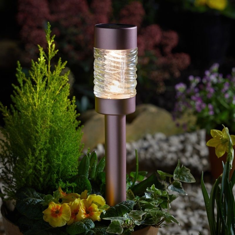 Smart Garden Martini Stake Light - Rose Gold