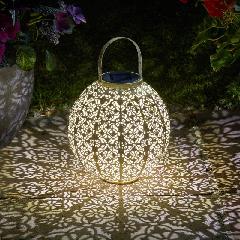Smart Garden Damasque Lantern - Cream