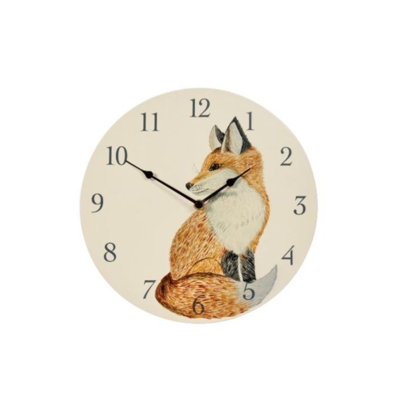 Fox  Clock 12"