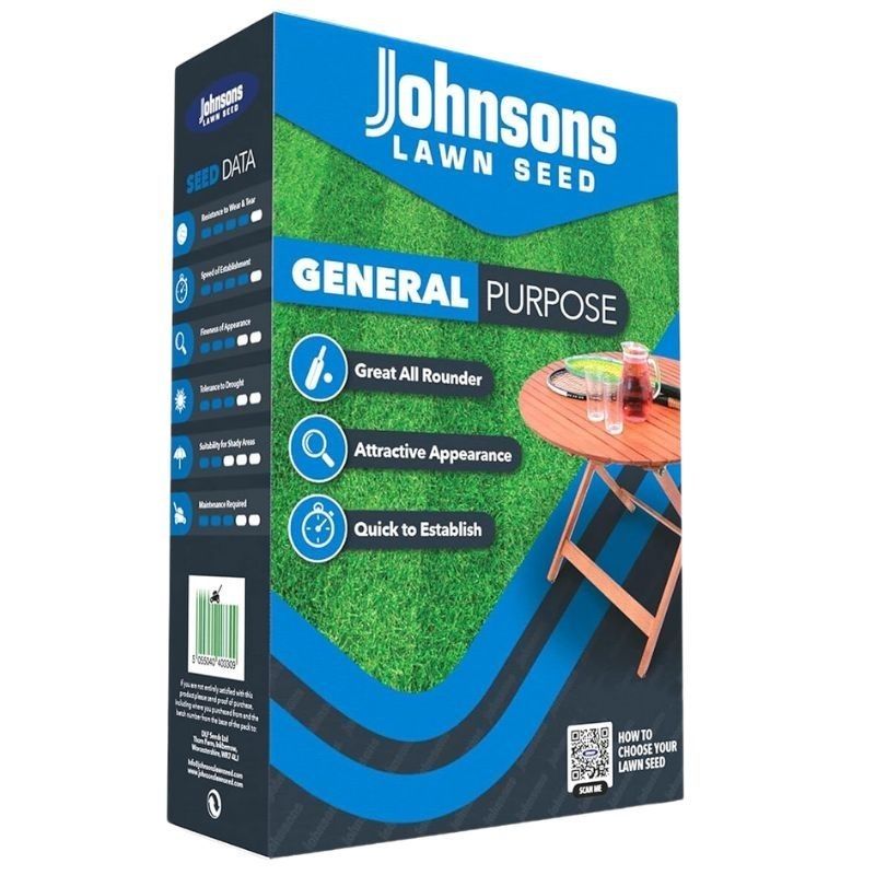 Johnsons Lawn Seed - General Purpose 425g