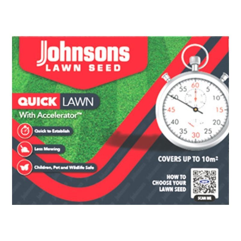 Johnsons Lawn Seed - Quick Lawn with Accelerator 210g