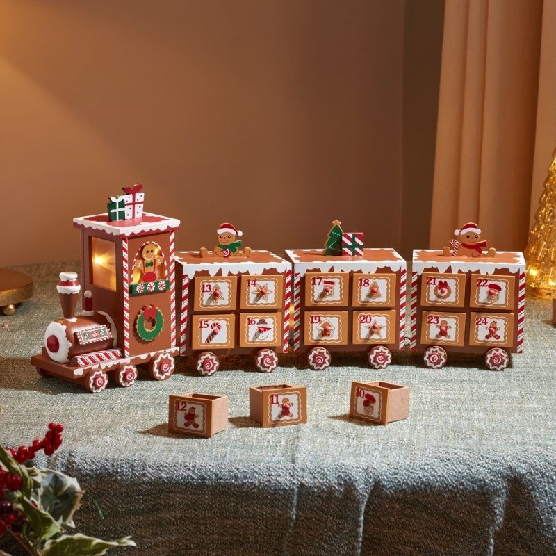 InLit Gingerbread Train Advent Calendar