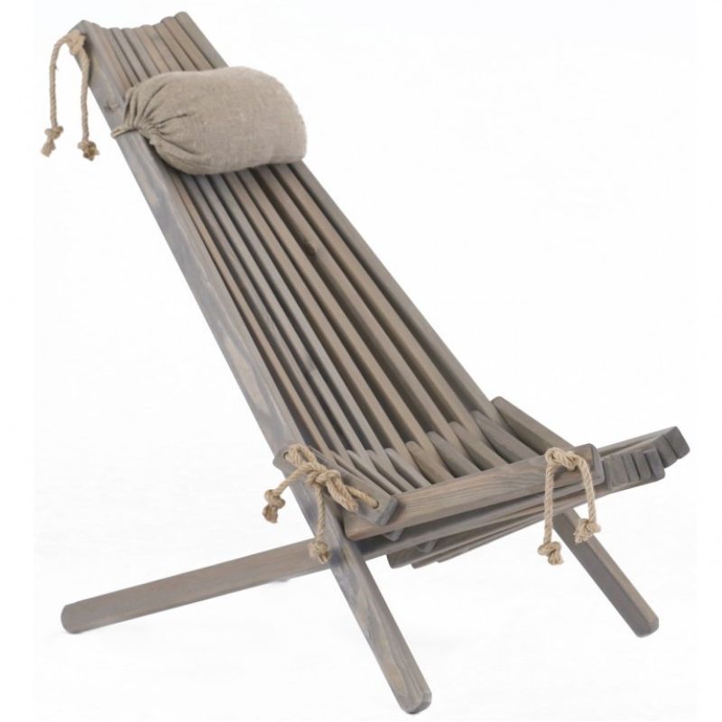 Eco Chair with Cushion - Pine Grey