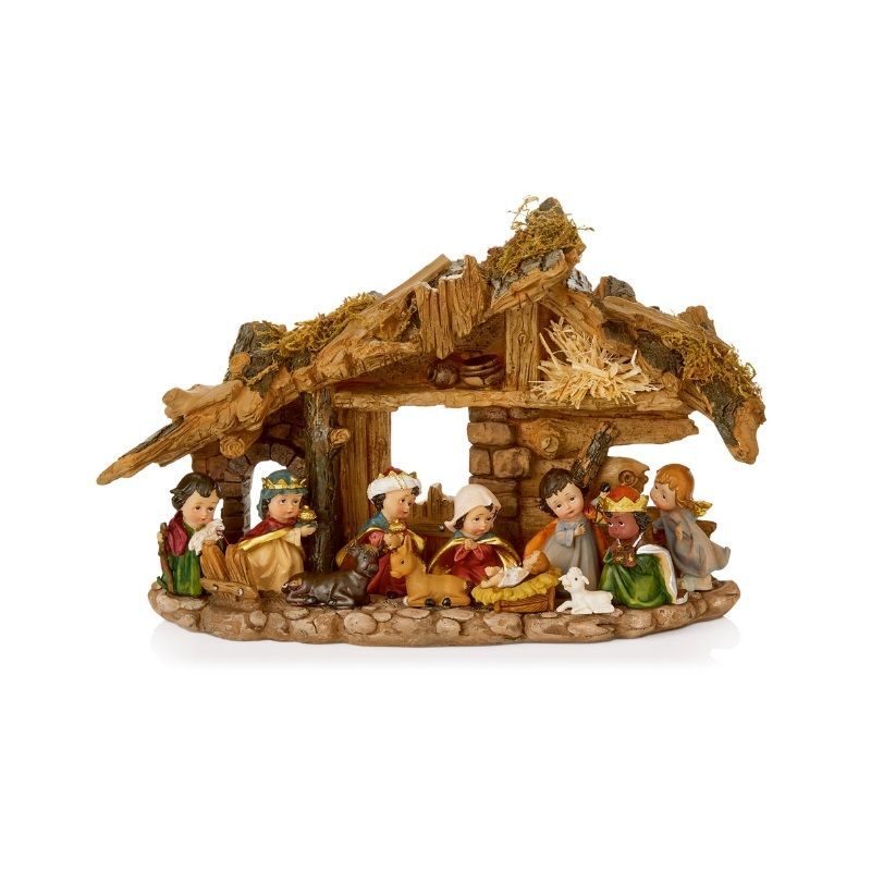 Deluxe Nativity Scene 33cm