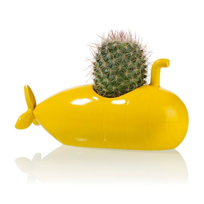 Submarine Planter - Yellow (Small)