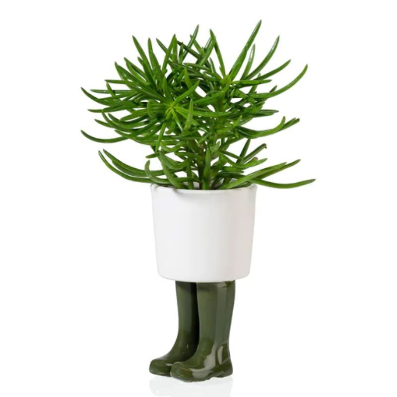 Wellington Boot Planter - Green (Small)